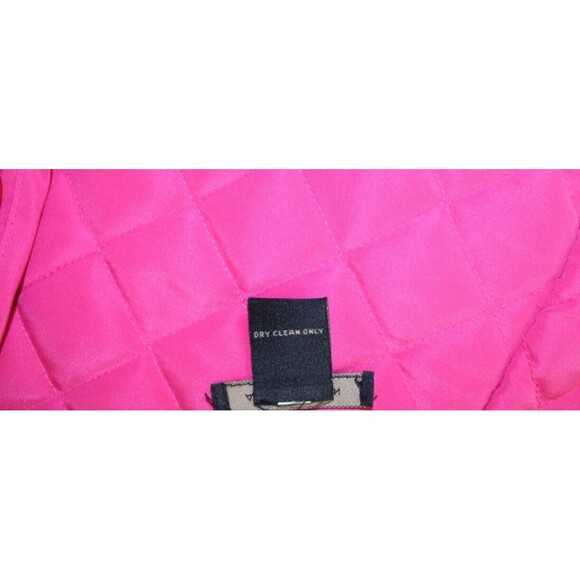 Anne Carson 100 % Silk Reversable Quilted Patchwork Jacket Womens L - Picture 10 of 10